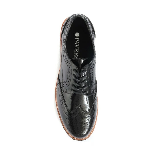 Pavers Women's Lace Up Brogues 4 Pavers Women's Lace Up Brogues - Image 4