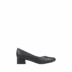 Pavers Black Block Heel Court Shoes -Pavers Sales Store unnamed file 980